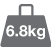 6.8kg